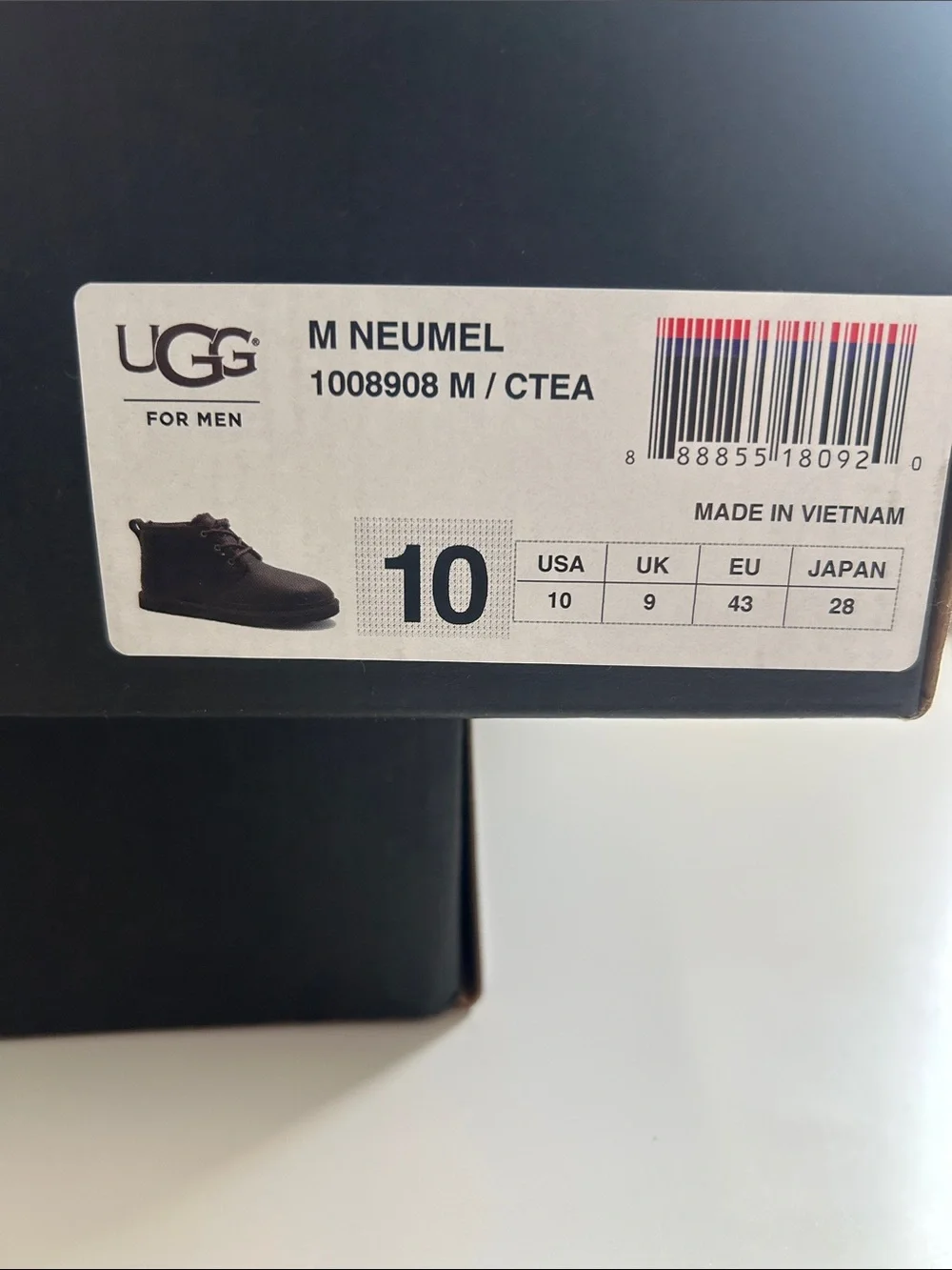 UGG Men's Dark Brown Neumel Boots